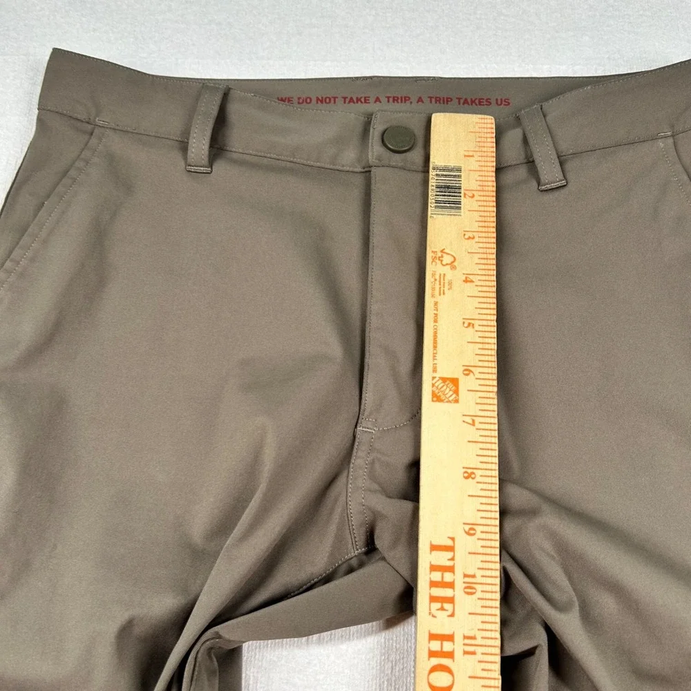 Rhone Pants Mens 30 Commuter Performance Chino Brown Classic Taupe Golf